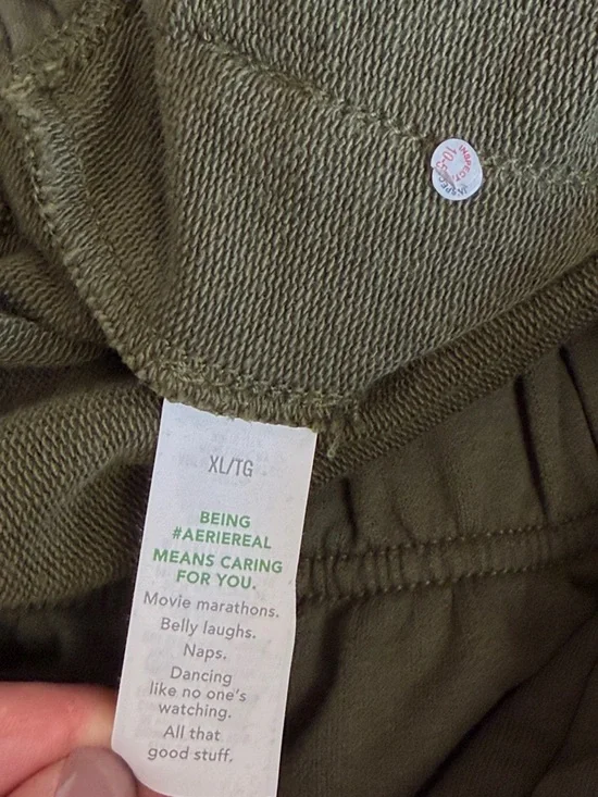 Aerie Green Sweatpants SzXL NWT - Picture 6 of 6